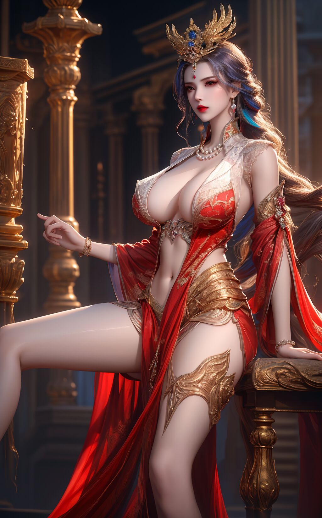 [AI Generated] Douluo Dalu Bibi Dong’s imperial concubine outfit